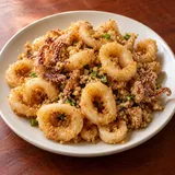 Illustrative image of Crispy Calamari Sauteed w/ Salt & Garlic