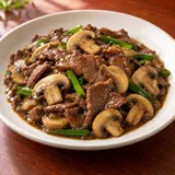 Illustrative image of Beef with Mushrooms
