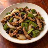 Illustrative image of Pork in Black Bean Sauce
