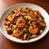 Illustrative image of Szechuan Spicy Shrimp with Peanut